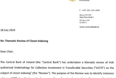 CBI - Thematic Review of Closet Indexing - 2019