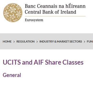 CBI Guidance - UCITS And AIF Share Class Hedging